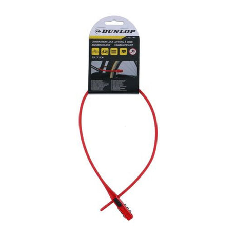 Zámek na kolo DUNLOP 7323 Red