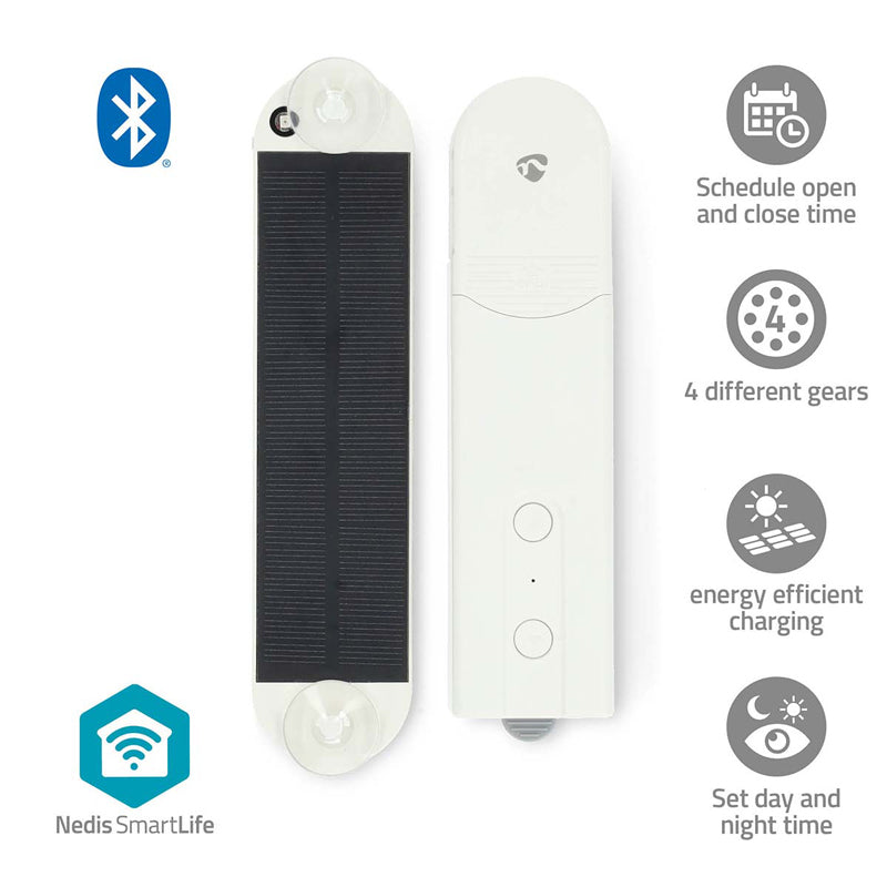 Smart ovladač žaluzií a rolet NEDIS BTMR10WT Bluetooth Tuya