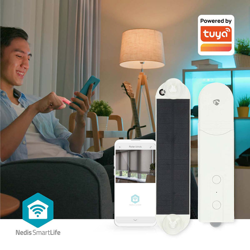 Smart ovladač žaluzií a rolet NEDIS BTMR10WT Bluetooth Tuya