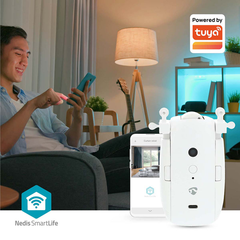 Smart ovladač žaluzií a rolet NEDIS BTMC20WT1PC Bluetooth Tuya
