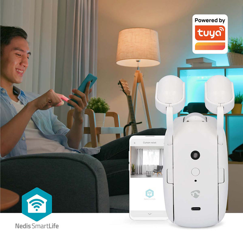 Smart ovladač žaluzií a rolet NEDIS BTMC10WT1PC Bluetooth Tuya