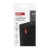 PowerBank pro notebooky EMOS NTBF20 20000mAh Black