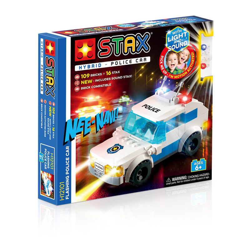 Stavebnice LIGHT STAX SHOW Hybrid Flashing Police Car