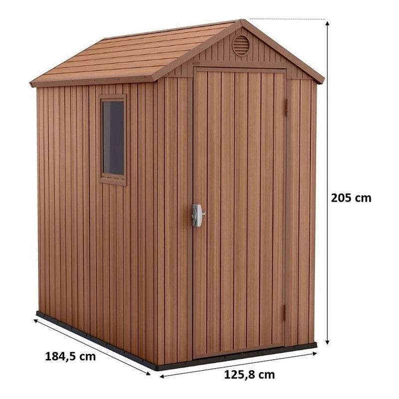 Zahradní domek KETER Darwin 4x6 Brown