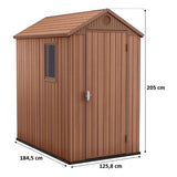 Zahradní domek KETER Darwin 4x6 Brown