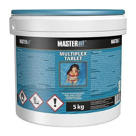 Multifunkční tablety pro chlorovou dezinfekci bazénové vody MASTERsil Multiplex 5kg