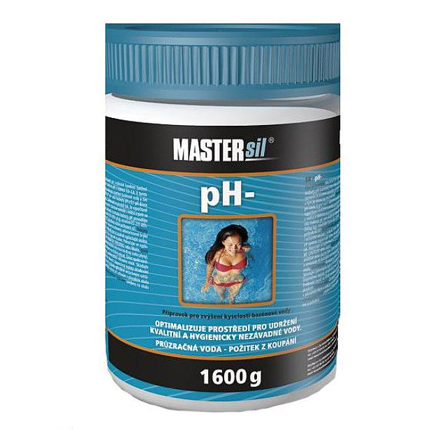 Přípravek ke snížení pH bazénové vody MASTERsil pH- 1,6kg