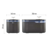 GoSmart vodní fontána EMOS H6102 Pet Care, 2,6 l, šedá, WiFi
