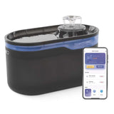 GoSmart vodní fontána EMOS H6102 Pet Care, 2,6 l, šedá, WiFi