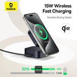 Nabíječka BASEUS Picogo Series Qi2 2v1 bezdrátová