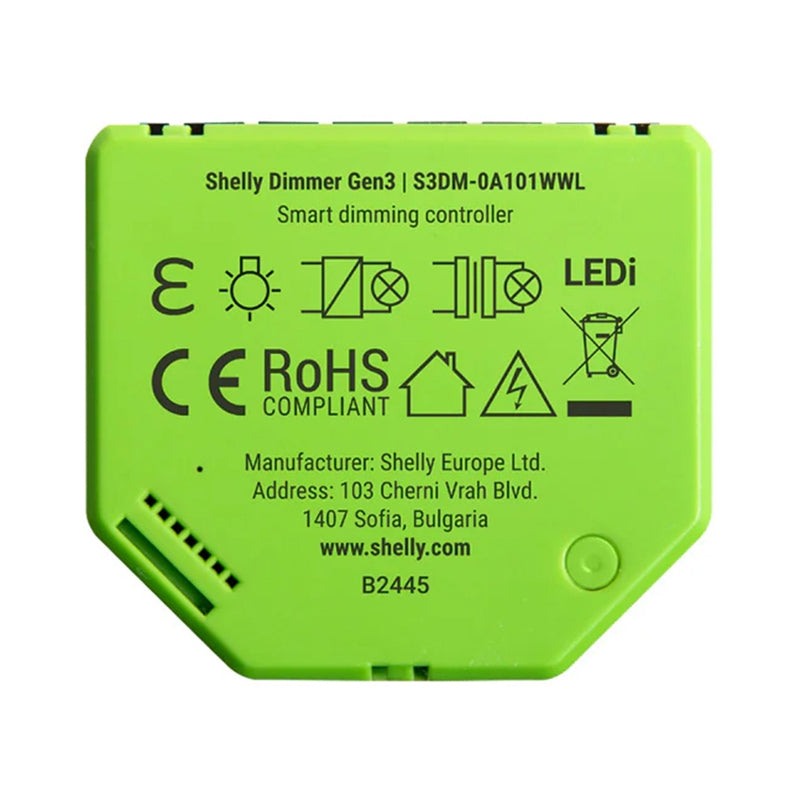 Smart ovladač osvětlení SHELLY Dimmer Gen3 WiFi