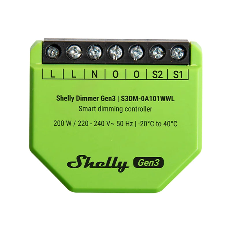 Smart ovladač osvětlení SHELLY Dimmer Gen3 WiFi
