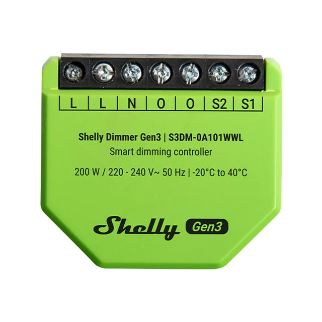 Smart ovladač osvětlení SHELLY Dimmer Gen3 WiFi