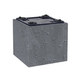 Květináč SIERRA SQUARE BETON EFFECT antracit 28,8cm