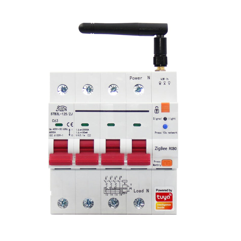 Smart elektronický jistič IMMAX NEO 07531L 10-63A ZigBee Tuya