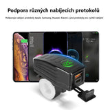 Nabíječka USB STU 34707 s voltmetrem na motocykl
