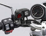 Nabíječka USB STU 34708 s voltmetrem na motocykl