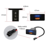 Nabíječka USB STU 34716 do panelu