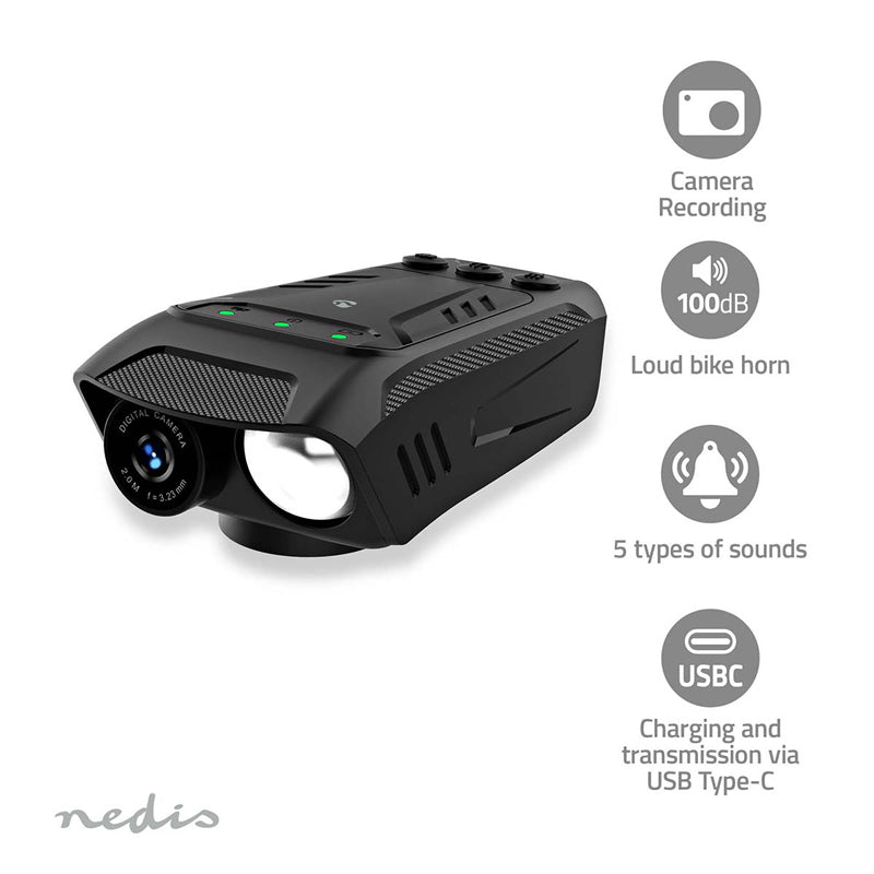 Cyklistická kamera NEDIS CCAM100BK 3v1