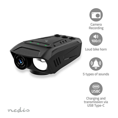 Cyklistická kamera NEDIS CCAM100BK 3v1