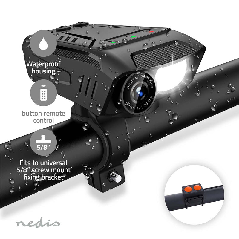 Cyklistická kamera NEDIS CCAM100BK 3v1