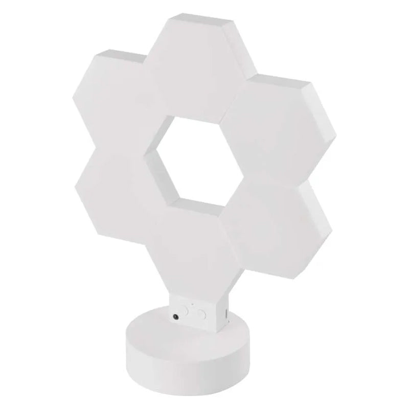 Smart stolní lampa EMOS ZIW426R Hexagon WiFi Tuya
