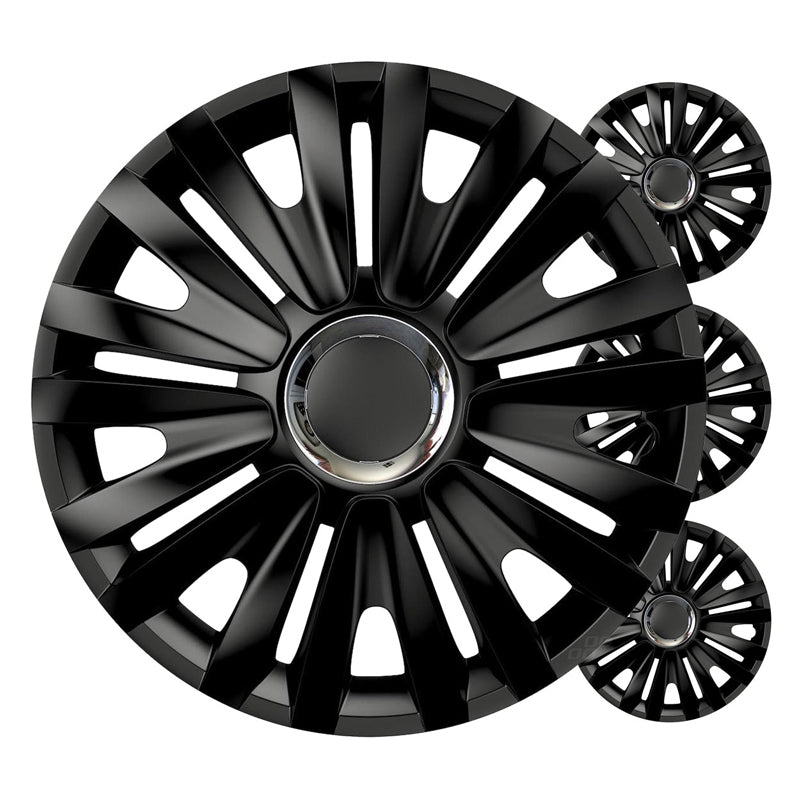Poklice VERSACO Royal 14” černá sada 4ks