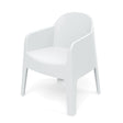 Židle zahradní MILANE 680x600x805mm - bílá