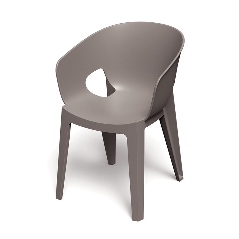 Židle zahradní PREMO 560x590x810mm - zemitě hnědá