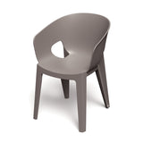 Židle zahradní PREMO 560x590x810mm - zemitě hnědá