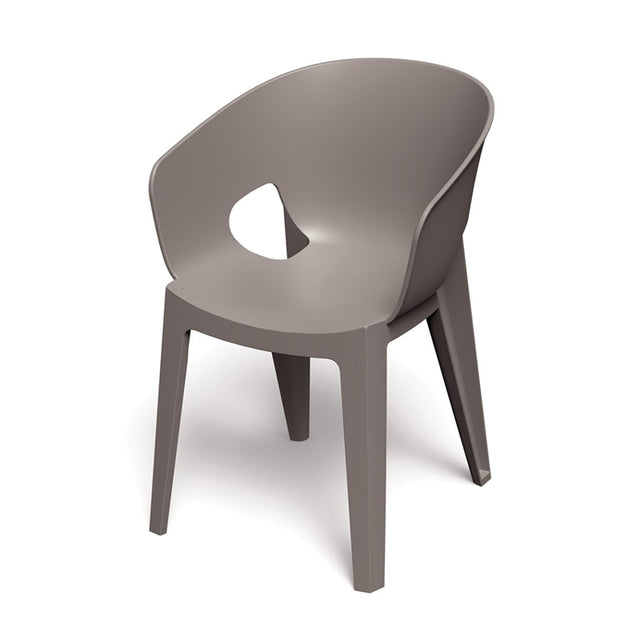 Židle zahradní PREMO 560x590x810mm - zemitě hnědá