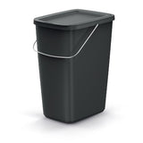 Koš odpadkový COMPACTA Q FLAP BASIC černý 12l