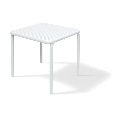 Stůl zahradní BRENE 795x795x755mm - bílá