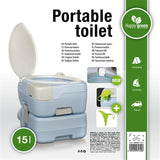 Chemická toaleta HAPPY GREEN 15l
