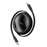 Kabel BASEUS Free2Draw USB-C/USB-C 1m Black 100W