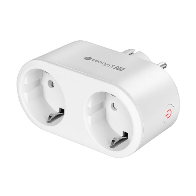 Smart dvojzásuvka KRUGER & MATZ Connect P5 White WiFi Tuya