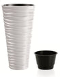 Květináč SAND SLIM bílý 39cm