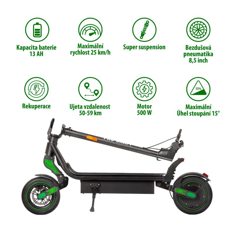 Koloběžka elektrická PROCRAFT DS500L