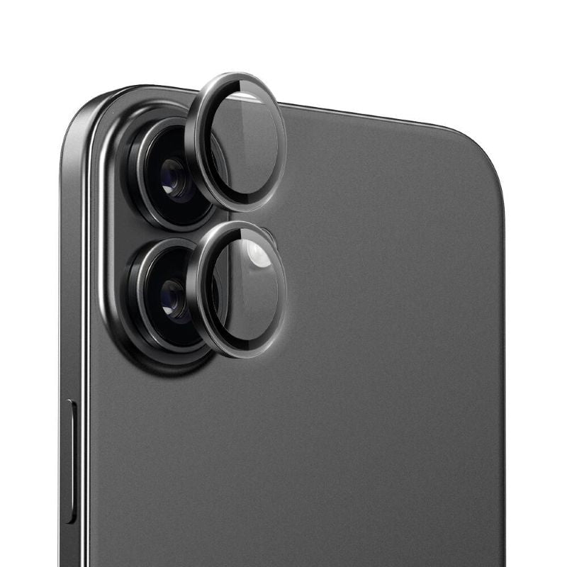 Ochranná folie na objektiv fotoaparátu pro iPhone 16/16 PLUS Black