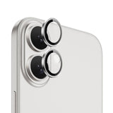 Ochranná folie na objektiv fotoaparátu pro iPhone 16/16 PLUS Silver