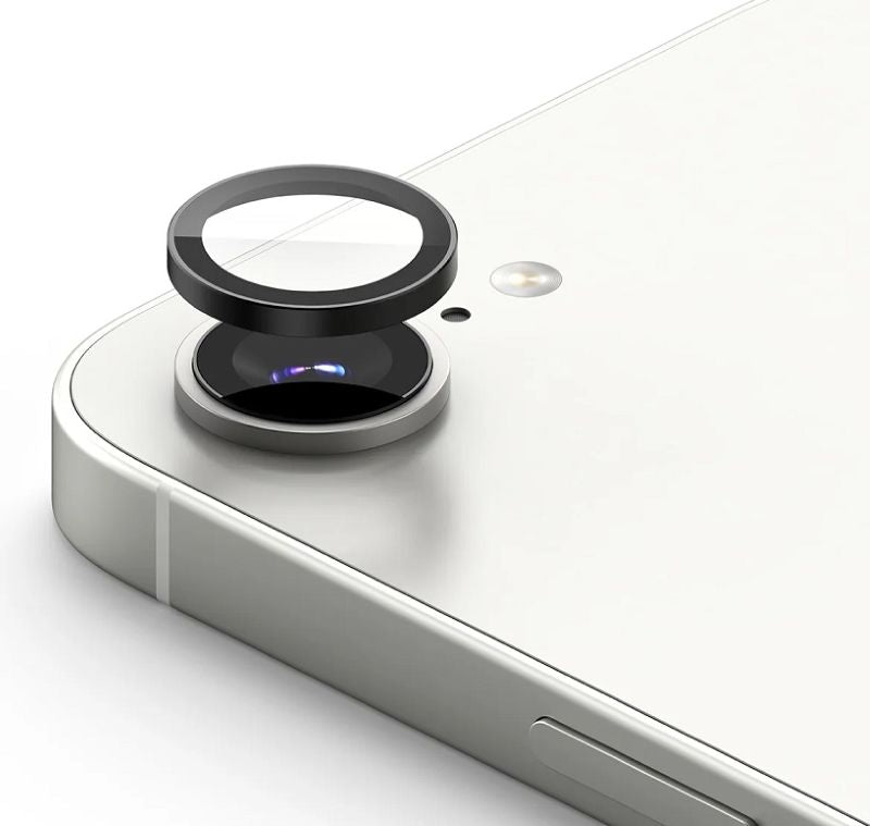 Ochranná folie na objektiv fotoaparátu pro iPhone 16E Black