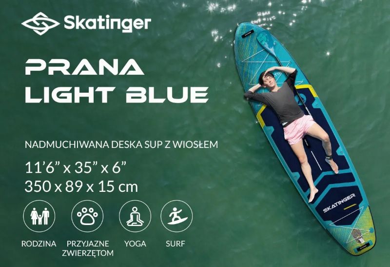 Paddleboard SKATINGER Prana Meteor Blue