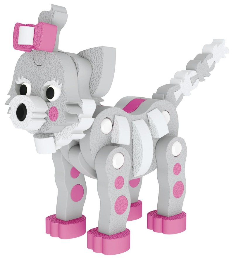Puzzle 3D kočka 62 dílků