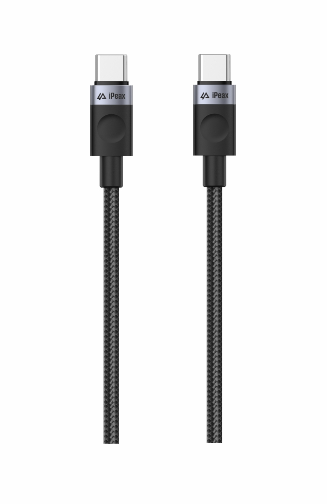 Kabel iPEAX 90010105 USB-C/USB-C 1,5m Black