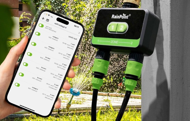Dvouzónový ovladač zavlažování RAINPOINT HTV210B Bluetooth