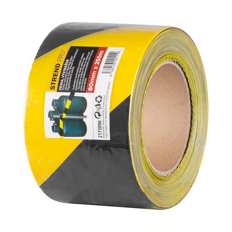 Páska výstražná STREND PRO 2173090 80mm x 250m