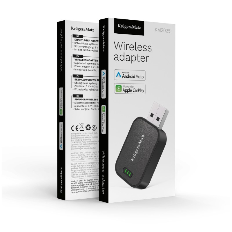 Adaptér CarPlay / Android Auto KRUGER & MATZ KM2025