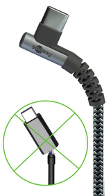 Kabel GOOBAY 64656 USB/USB-C 1m Space Grey/Silver