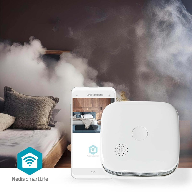 Smart detektor kouře NEDIS WIFIDS21WT WiFi Tuya