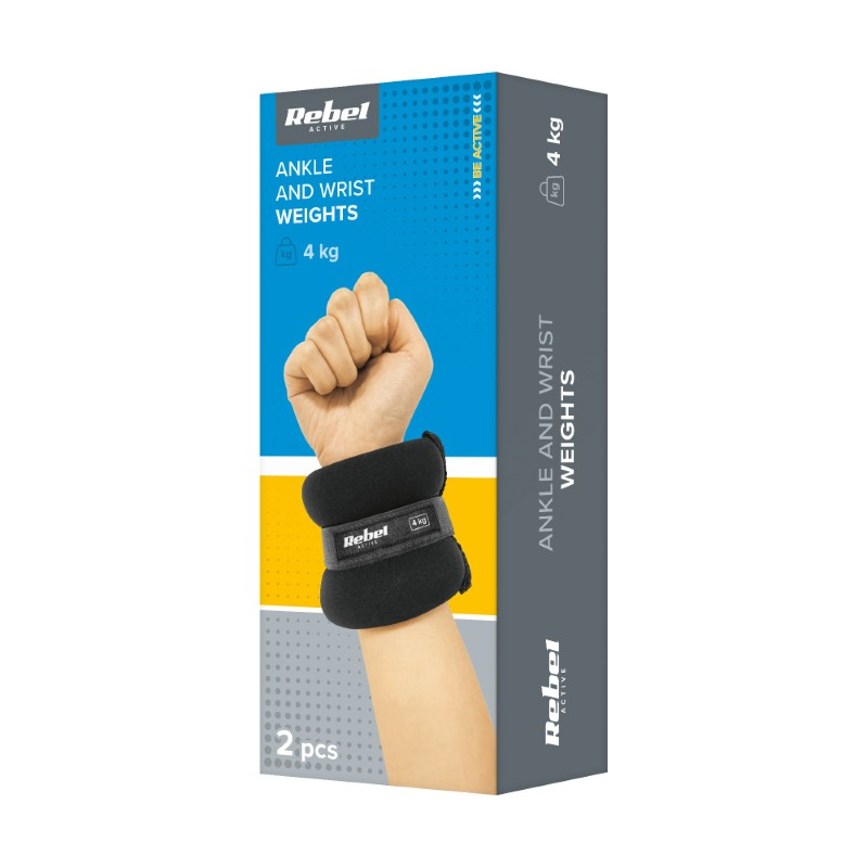Závaží na kotníky a zápěstí REBEL RBA-3500-4 2x4kg